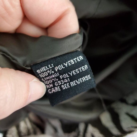 Loire NY Animal Zebra Print Furry Soft Trench Style Coat Jacket Belted  Medium - Picture 8 of 9